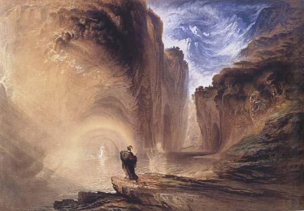 John Martin Manfred and the Witch of the Alps (mk47) china oil painting image
